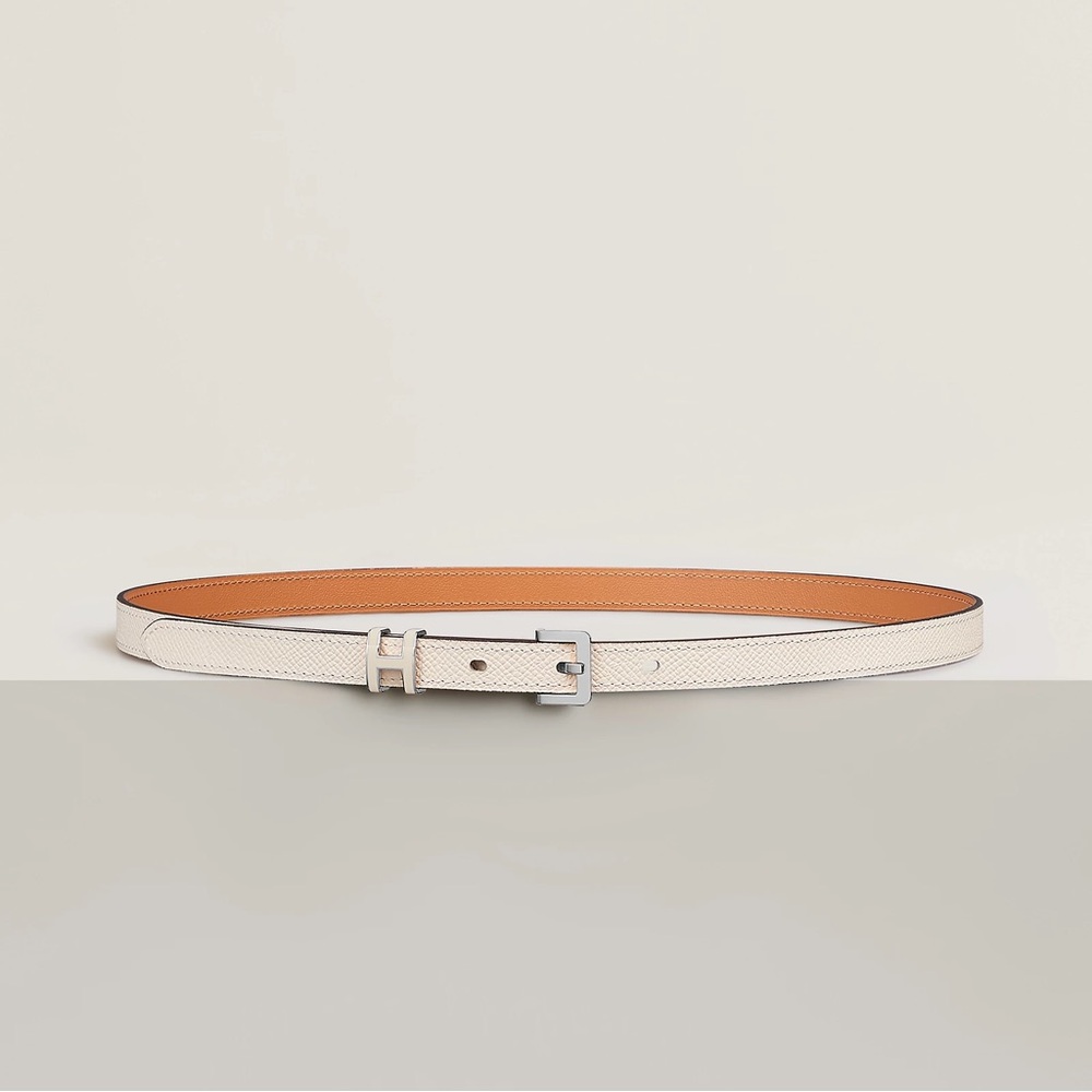 Hermes Pop H 15 Belt in Craie